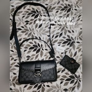 Authentic Coach Handbag & Wallet